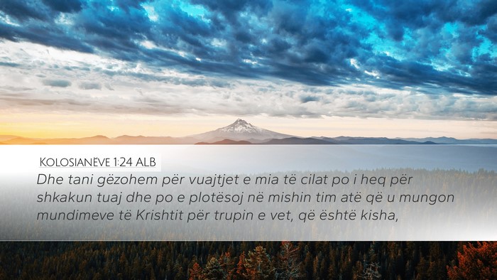Kolosianëve 1:24 ALB Bible Verse Image
