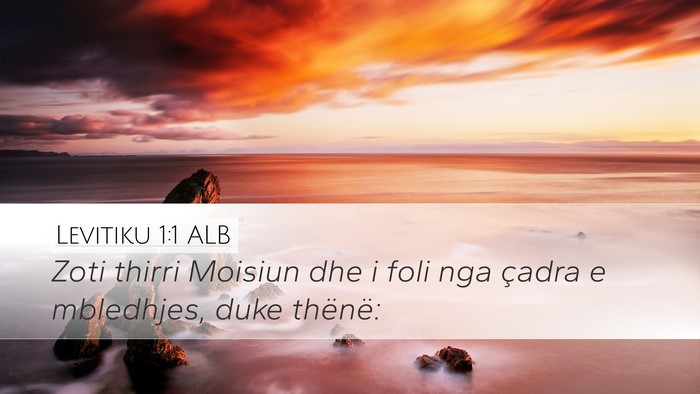 Levitiku 1:1 ALB Bible Verse Image