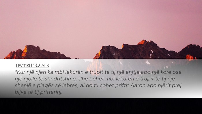 Levitiku 13:2 ALB Bible Verse Image