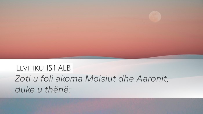 Levitiku 15:1 ALB Bible Verse Image
