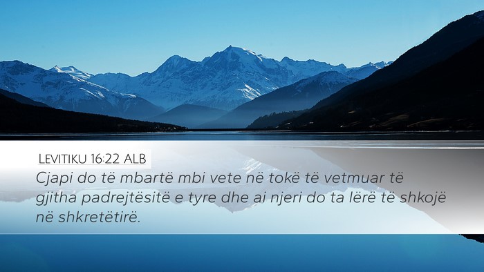 Levitiku 16:22 ALB Bible Verse Image
