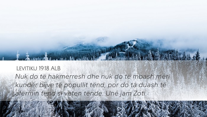 Levitiku 19:18 ALB Bible Verse Image