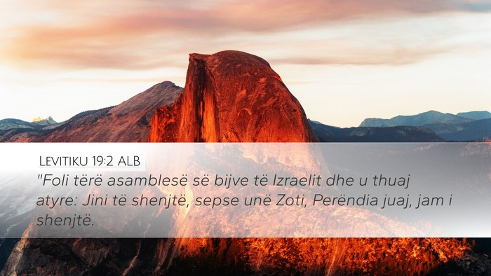 Levitiku 19:2 ALB Bible Verse Image