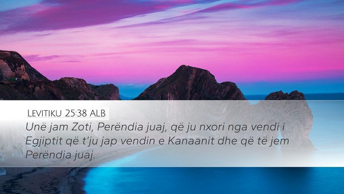 Levitiku 25:38 ALB Bible Verse Image