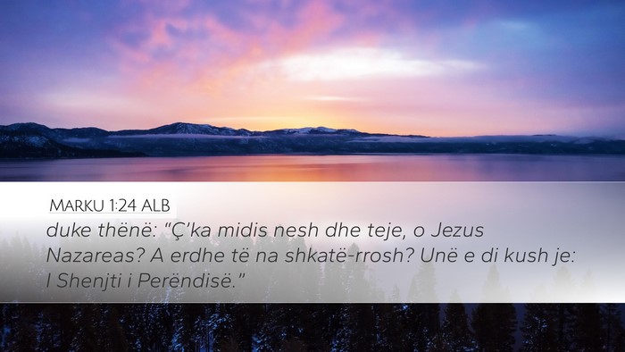 Marku 1:24 ALB Bible Verse Image