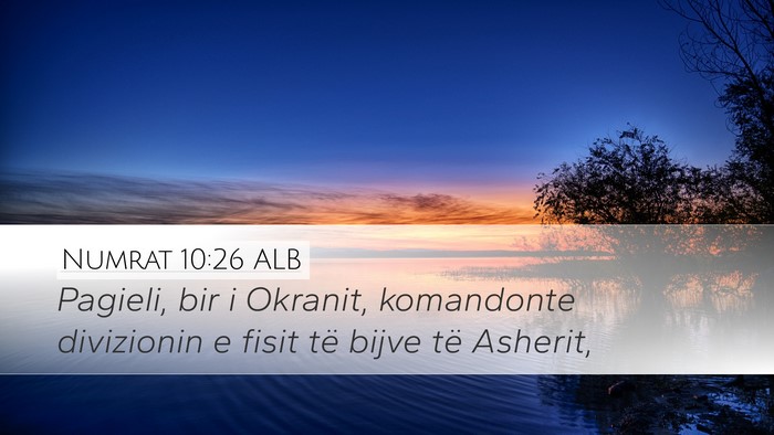 Numrat 10:26 ALB Bible Verse Image