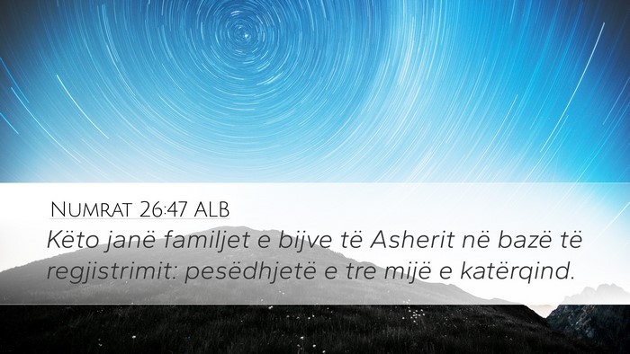 Numrat 26:47 ALB Bible Verse Image