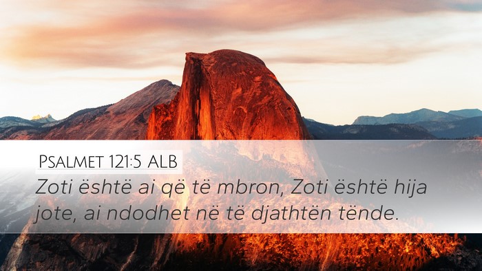 Psalmet 121:5 ALB Bible Verse Image