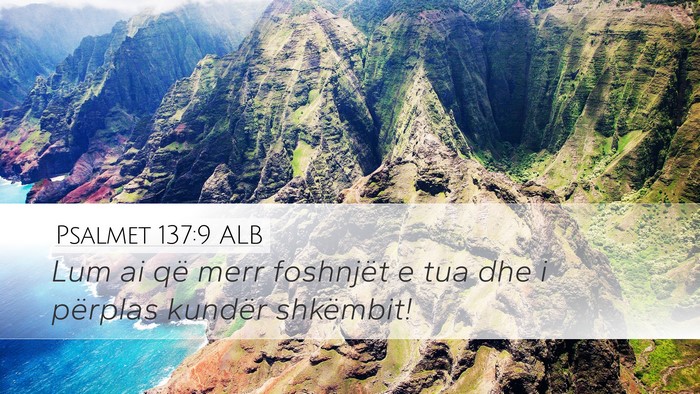 Psalmet 137:9 ALB Bible Verse Image