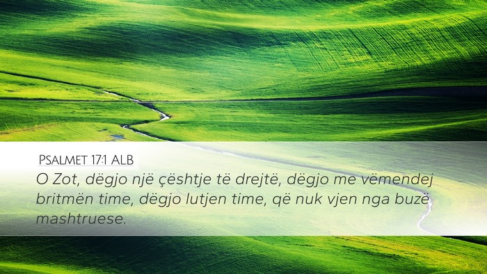 Psalmet 17:1 ALB Bible Verse Image