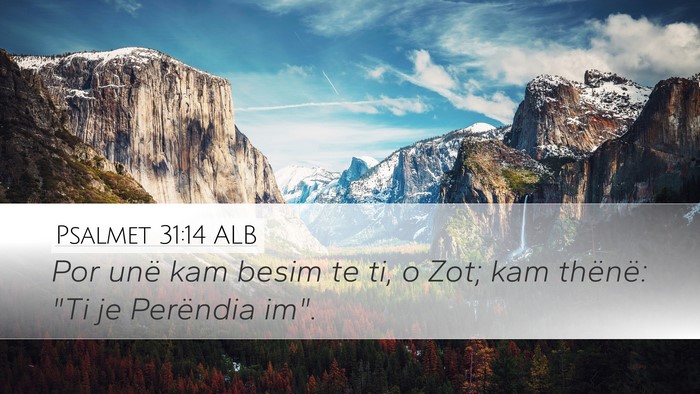 Psalmet 31:14 ALB Bible Verse Image