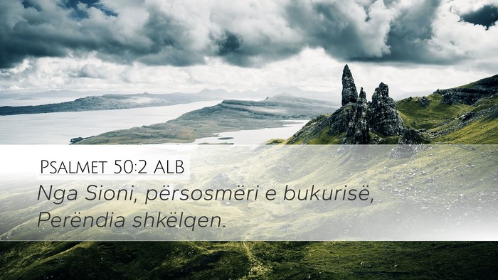Psalmet 50:2 ALB Bible Verse Image