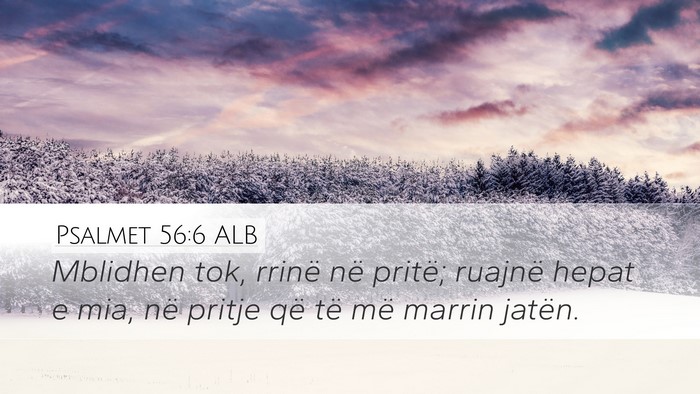 Psalmet 56:6 ALB Bible Verse Image