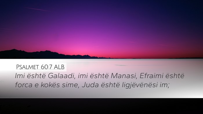 Psalmet 60:7 ALB Bible Verse Image