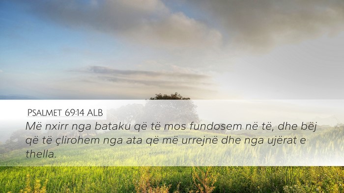 Psalmet 69:14 ALB Bible Verse Image