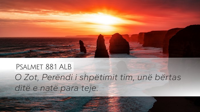 Psalmet 88:1 ALB Bible Verse Image