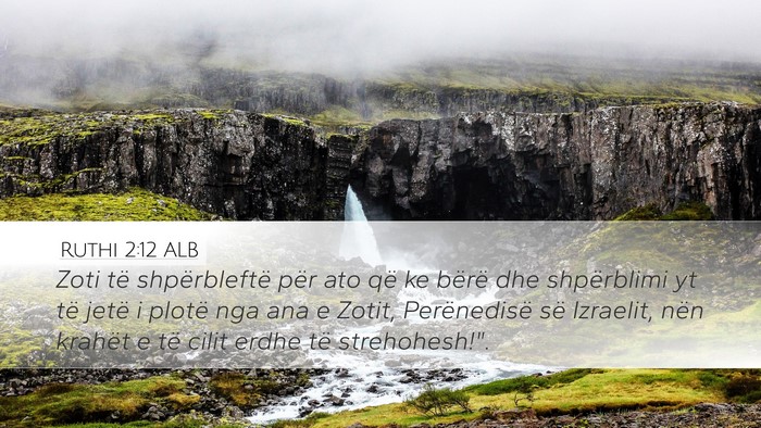 Ruthi 2:12 ALB Bible Verse Image