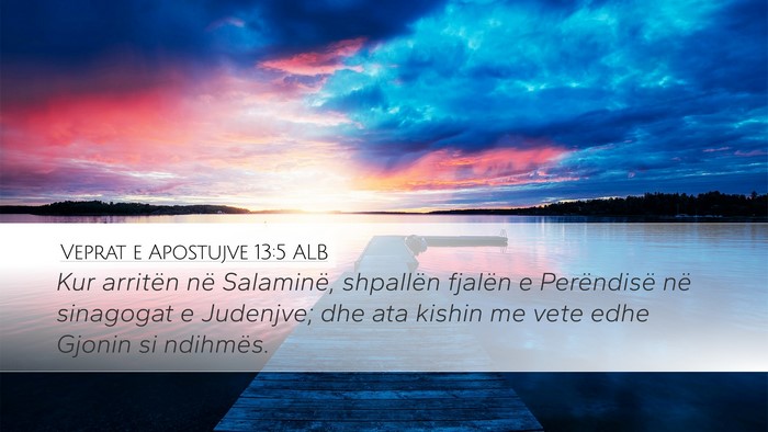 Veprat e Apostujve 13:5 ALB Bible Verse Image