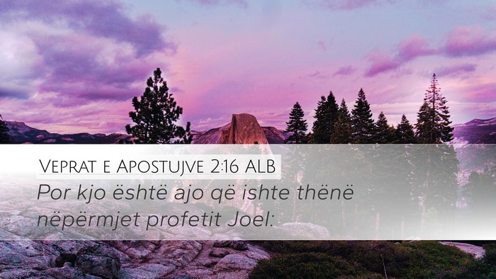 Veprat e Apostujve 2:16 ALB Bible Verse Image