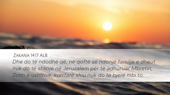Zakaria 14:17 ALB Bible Verse Image