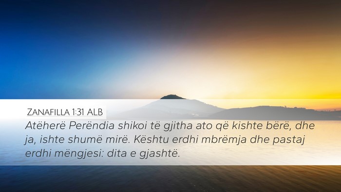 Zanafilla 1:31 ALB Bible Verse Image