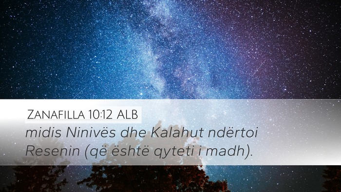 Zanafilla 10:12 ALB Bible Verse Image