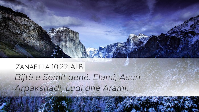 Zanafilla 10:22 ALB Bible Verse Image