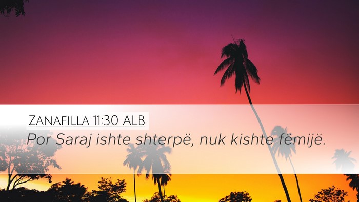 Zanafilla 11:30 ALB Bible Verse Image