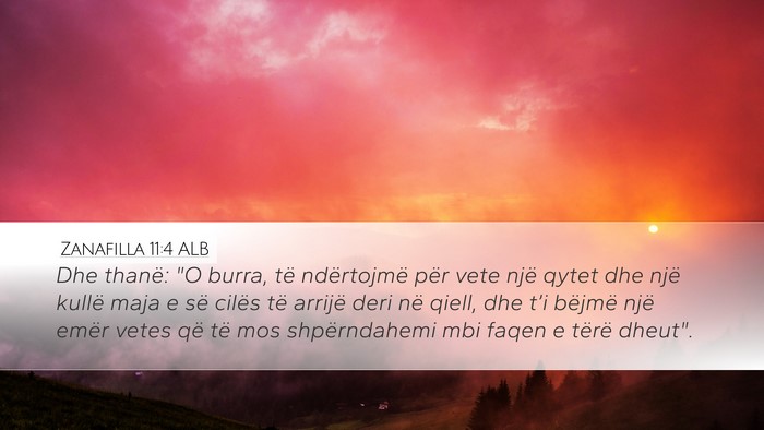 Zanafilla 11:4 ALB Bible Verse Image