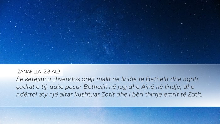Zanafilla 12:8 ALB Bible Verse Image