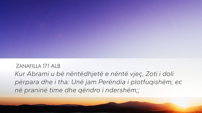 Zanafilla 17:1 ALB Bible Verse Image