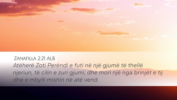 Zanafilla 2:21 ALB Bible Verse Image