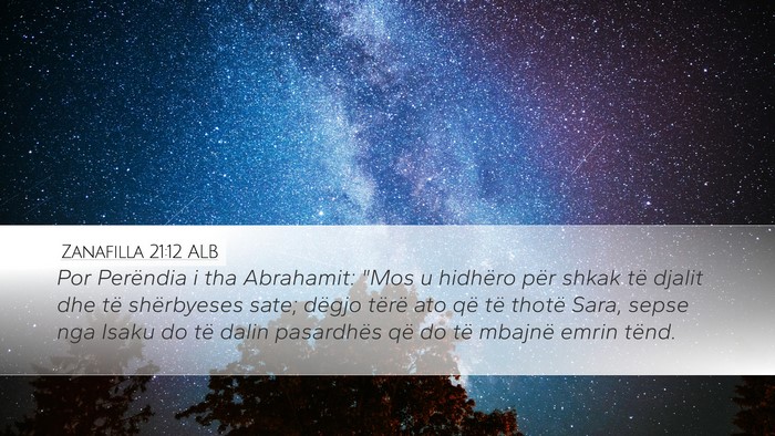 Zanafilla 21:12 ALB Bible Verse Image