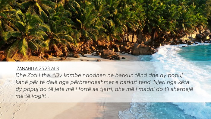 Zanafilla 25:23 ALB Bible Verse Image