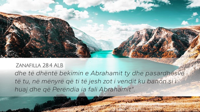 Zanafilla 28:4 ALB Bible Verse Image