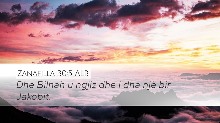 Zanafilla 30:5 ALB Bible Verse Image