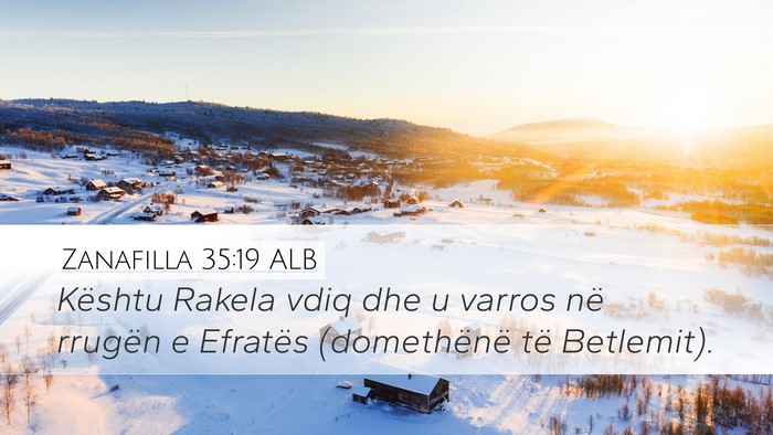 Zanafilla 35:19 ALB Bible Verse Image