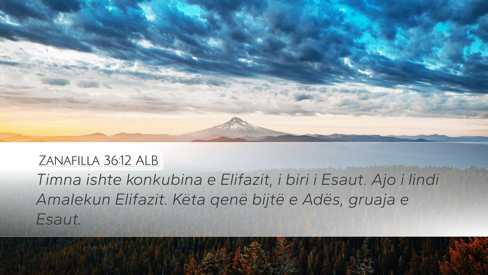 Zanafilla 36:12 ALB Bible Verse Image