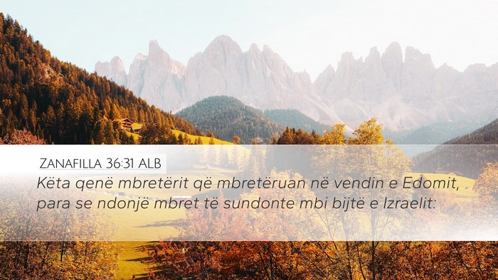Zanafilla 36:31 ALB Bible Verse Image