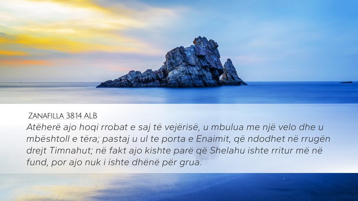 Zanafilla 38:14 ALB Bible Verse Image