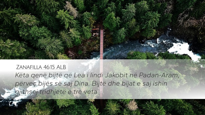 Zanafilla 46:15 ALB Bible Verse Image