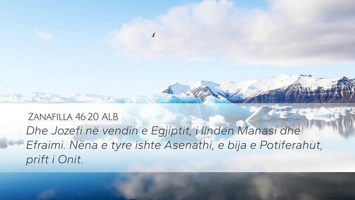Zanafilla 46:20 ALB Bible Verse Image
