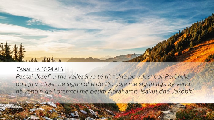 Zanafilla 50:24 ALB Bible Verse Image