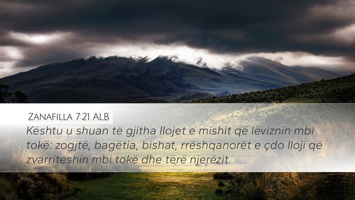 Zanafilla 7:21 ALB Bible Verse Image