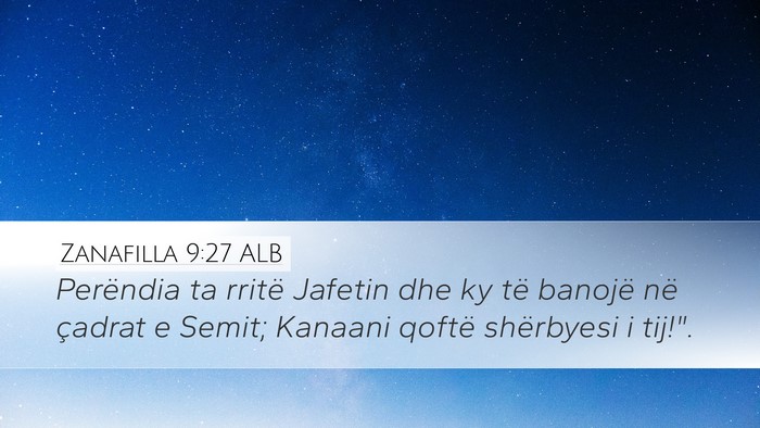 Zanafilla 9:27 ALB Bible Verse Image