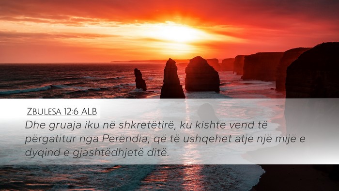 Zbulesa 12:6 ALB Bible Verse Image