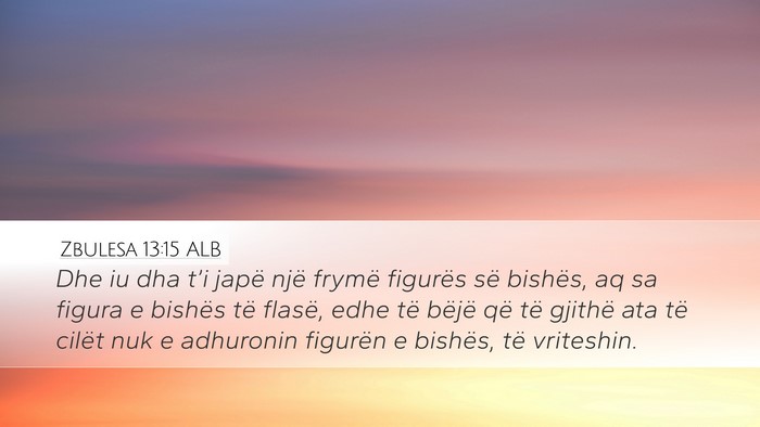 Zbulesa 13:15 ALB Bible Verse Image