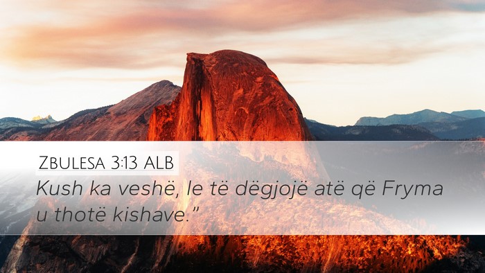Zbulesa 3:13 ALB Bible Verse Image