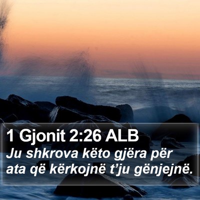 1 Gjonit 2:26 ALB Bible Verse Image