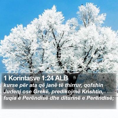 1 Korintasve 1:24 ALB Bible Verse Image